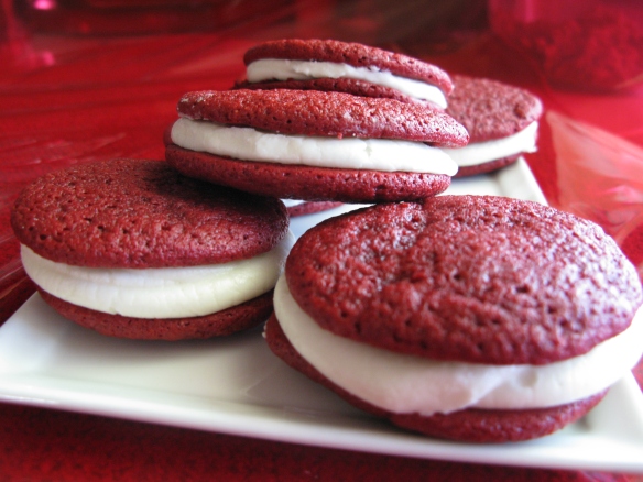 Southern Red Velvet Cake Sandwich Cookies